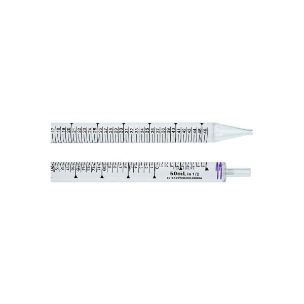 Celltreat CELLTREAT 50ml Serological Pipet, Individually Wrapped in Bags, Sterile, 100/Case 229030B - main